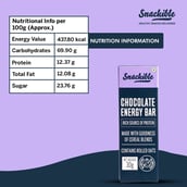 2 - Snackible Chocolate Energy Bar, 1 bar(s) Chocolate