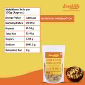 3 - Snackible Chickpea Puffs,  Lemon & Spice  35 g 