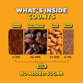 4 - Yogabars Dessert Bar,  5 bar(s)  Nutty Fudge Brownie 