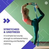 2 - Boldfit Yoga Belt,  Purple  8 Feet 