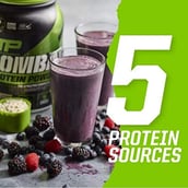 6 - MusclePharm Combat Powder, 4 lb Cookies & Cream