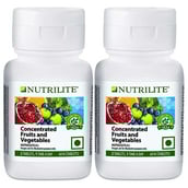 1 - Amway Nutrilite Concentrated Fruits & Vegetables - Pack of 2,  60 tablet(s) 