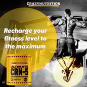 4 - CrazyNutrition Ultimate CRN-5 Creatine Compound Powder,  Orange & Mango  0.66 lb 