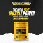 3 - CrazyNutrition Intensive Pre-Train,  0.97 lb  Blue Raspberry 