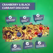 4 - NourishVitals Granola Snack Bar,  5 Piece(s)/Pack  Cranberry & Black Currant 