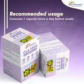 6 - Dr. Morepen CLA 1000mg,  60 capsules 