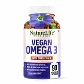1 - NatureLife Nutrition Vegan Omega 3,  90 capsules 