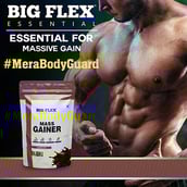6 - Big Flex Essential Mass Gainer,  2.2 lb  Chocolate 