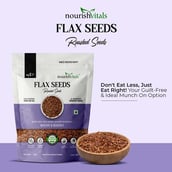 4 - NourishVitals Healthy Munching Combo,  Pumpkin, Sunflower & Flax + Flax Roasted Seeds  2 Piece(s)/Pack 