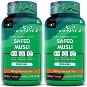 1 - NourishVitals Safed Musli - Pack of 2,  60 veggie capsule(s) 