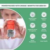 3 - Wellbeing Nutrition Slow Multi for Him 50+,  Unflavoured  60 capsules 