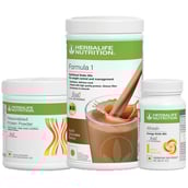 Herbalife Formula 1 Afresh Energy Drink & Protein Powder Combo,  3 Piece(s)/Pack  Dutch Chocolate + Lemon + Unflavoured 