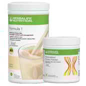 Herbalife Formula 1 Nutritional Shake Mix and Personalized Protein Powder Combo,  2 Piece(s)/Pack  French Vanilla + Unflavoured 