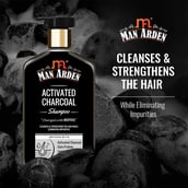 5 - Man Arden Activated Charcoal Shampoo,  250 ml  Gentle Detox Smooth & Shine 