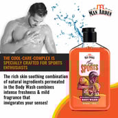 7 - Man Arden Shea & Vitamin E Body Wash,  250 ml  Play Sports 