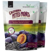 1 - NourishVitals California Pitted Pruns,  Unflavoured (Pack of 2)  200 g 
