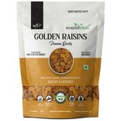 2 - NourishVitals Golden Raisins Premium Quality,  Unflavoured (Pack of 2)  200 g 