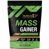 2 - MuscleXP Mass Gainer, 2.2 lb Chocolate Fudge (Pack of 3)