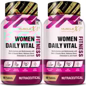 1 - MuscleXP Women Daily Vital Fitness,  60 tablet(s)  Unflavoured (Pack of 2) 