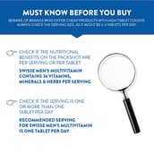 4 - Swisse Mens Ultivite Multivitamin,  30 tablet(s)  Unflavoured 