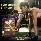 7 - MuscleBlaze High Protein Oats OP,  400 g  Dark Chocolate 