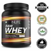8 - INLIFE Raw Whey Protein Powder,  1.1 lb  Unflavoured 