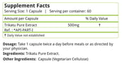 Natures Velvet Trikatu Pure Extract (500 mg),  60 veggie capsule(s) 