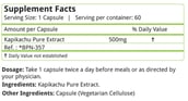 Natures Velvet Kapikachu Pure Extract (500 mg),  60 capsules 
