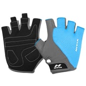 4 - Nivia Coral Sports Gloves,  Sky Blue/Grey  Large 