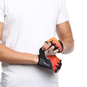 2 - Nivia Crystal Sports Gloves,  Red  Medium 