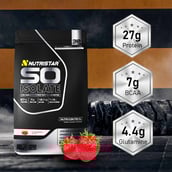 2 - Nutristar So Isolate,  2.2 lb  Strawberry Blast 
