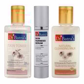 1 - Dr Batra's Skin Toner, Natural Cleansing Milk & Skin Fairness Serum Combo, 3 Piece(s)/Pack Skin Care