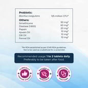 7 - Velbiom Q-gazz for Gas & Bloating Relief,  30 tablet(s)  Unflavoured 