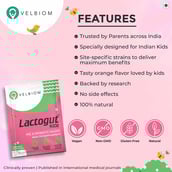 7 - Velbiom Lactogut Kidz, 10 sachets/pack Orange