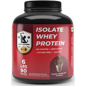 1 - IRON LIFTERS Isolate Whey Protein,  6 lb  Ghana Chocolate 