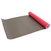 4 - Nivia Yoga Mat Two Layer PVC, Red & Grey 6mm