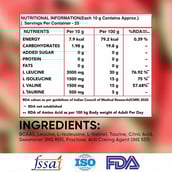 3 - Fitspire Super Gold BCAA, 0.55 lb 25 Servings Watermelon Pack of 2