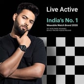 2 - Noise Fit Active Smartwatch,  Power Blue  Free Size 