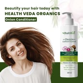 5 - Health Veda Organics Onion Conditioner,  200 ml  for All Hair Type 