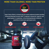 4 - MuscleBlaze Super Gainer Black OP, 2.2 lb Chocolate