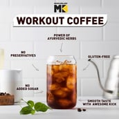7 - MuscleBlaze Workout Coffee,  30 sachets/pack  Coffee with Herbs