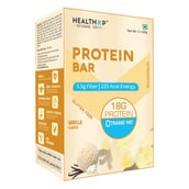 1 - HealthXP Protein Bars (18g Protein),  6 bar(s)  Vanilla 