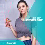 2 - beatXP Hand Gripper for Men, Black & Orange