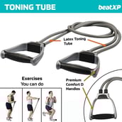 4 - beatXP Double Toning Tube, Grey Heavy