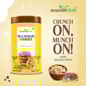 3 - NourishVitals Cookies,  0.120 kg  Pista Cranberry+Multigrain Combo 