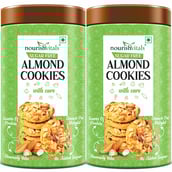 1 - NourishVitals Cookies,  0.120 kg  Almond (Sugar Free) Pack of 2 