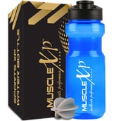 1 - MuscleXP Sports Water Bottle,  Aqua Blue  700 ml 