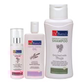 Dr Batra's Hair Fall Control Serum- 125 ml, Hair Oil - 200 ml & Dandruff Cleansing Shampoo - 500 ml Combo, 3 Piece(s)/Pack Hair Care