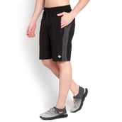 1 - John Ally Dry-Fit Gym Workout Shorts with Zipper Pockets,  Medium  Jet Black 