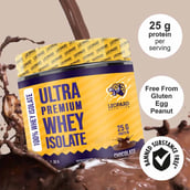 2 - Leopard Nutrition Ultra Premium Whey Isolate,  0.52 lb  Chocolate 
